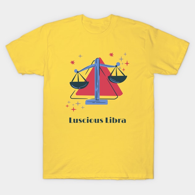 Luscious Libra - Astrology Art T-Shirt by Lynx Hub